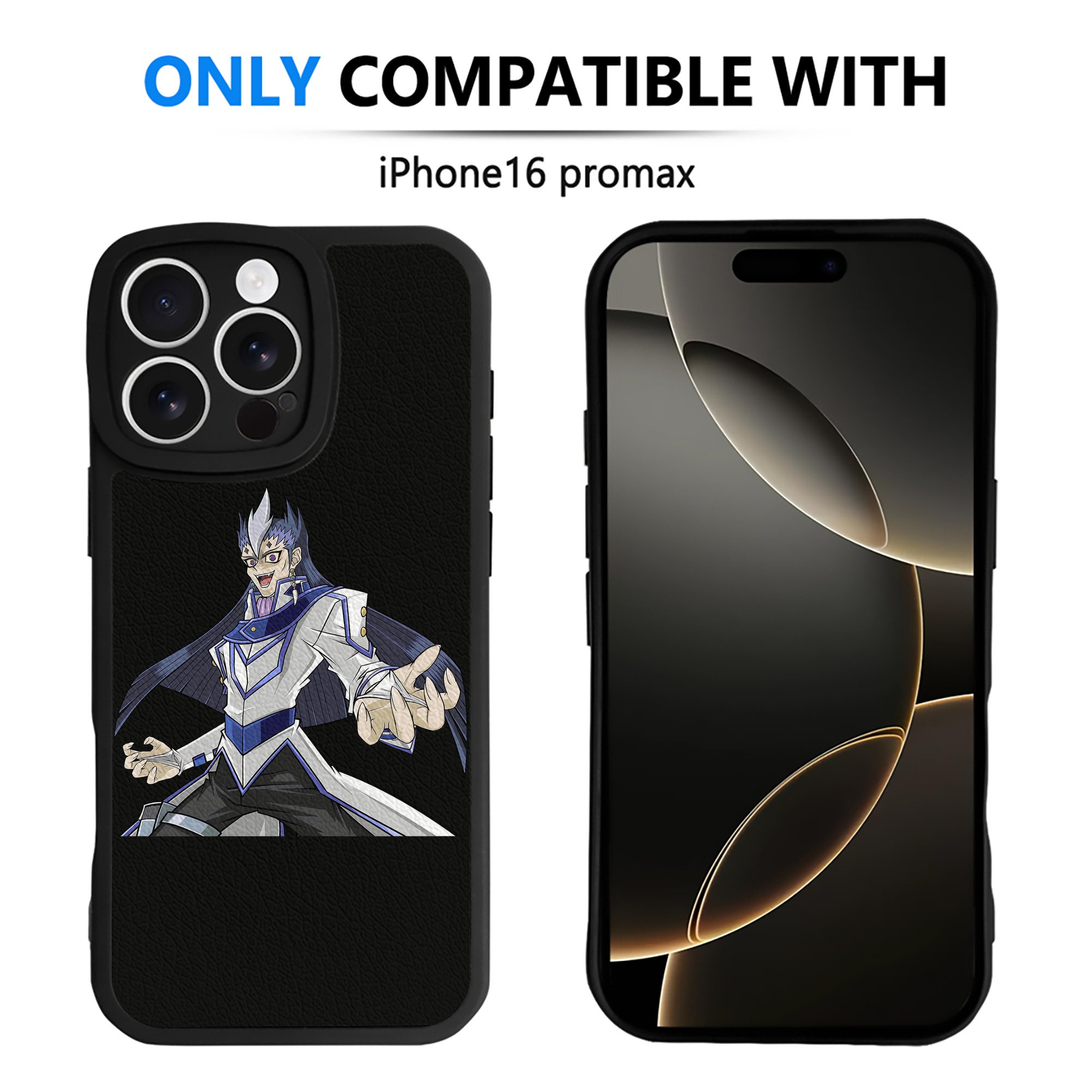 （画像用） 遊☆戯☆王 Yu-Gi-Oh! 【iPhone 16シリーズ対応】シリコンスマホケース（レザー調） 材質：シリコン